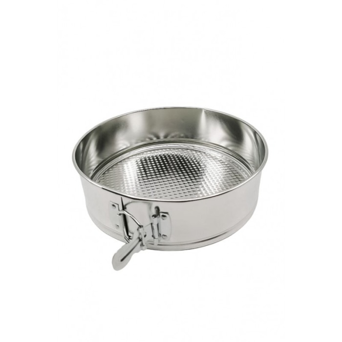 Set Tava de copt Silver Platter Heart, pentru torturi si prajituri, cu fundul detasabil, argintiu, 25x8 cm [5]