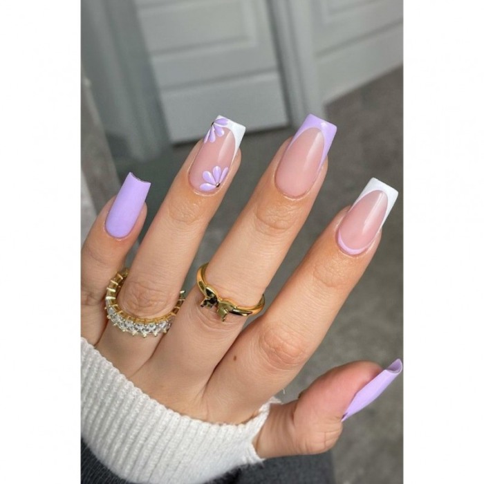 Set tipsuri Square Nails, 500 bucati, flexibile, 10 dimensiuni, culoare naturala, forma patrata cu margini ovale, Doty®️ [2]