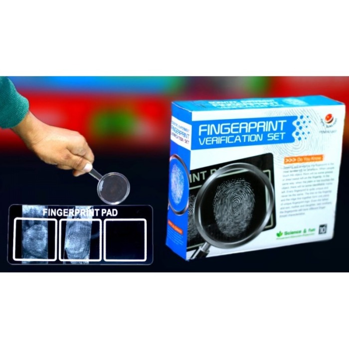 Set verificare ampretanta, Micul detectiv, experiment stintific pentru copii [10]