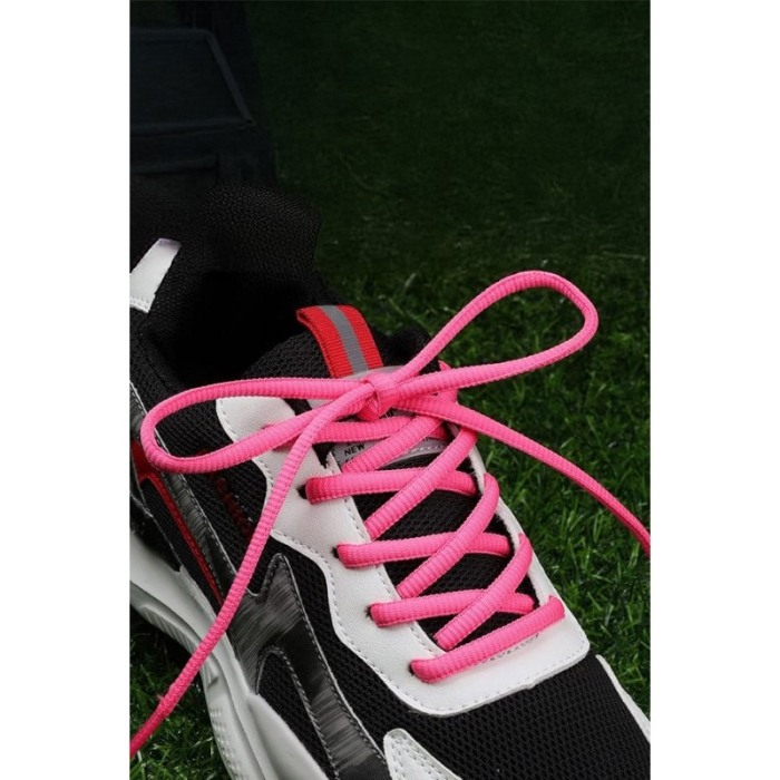 Sireturi CoolLaces pentru pantofi sport, 0.4x120 cm, roz neon, Doty®️ [5]