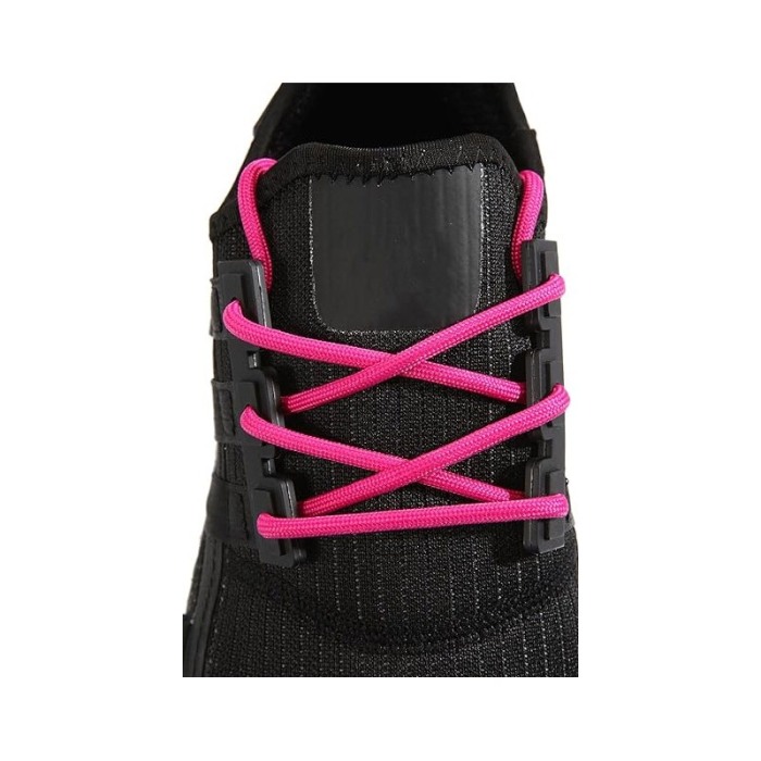 Sireturi CoolLaces pentru pantofi sport, 0.4x120 cm, roz neon, Doty®️ [4]