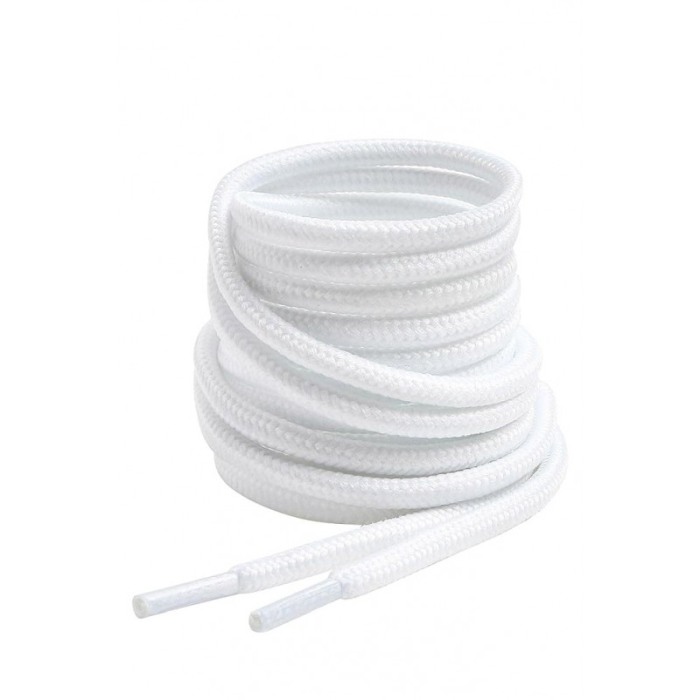Sireturi CoolLaces pentru pantofi sport, elastice, 0.4x120 cm, alb, Doty®️ [1]