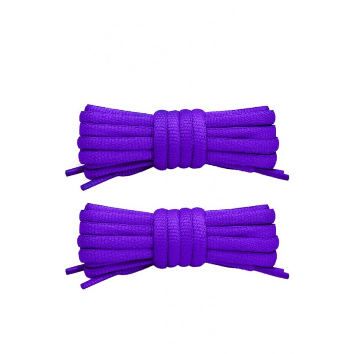 Sireturi CoolLaces pentru pantofi sport, elastice, 0.4x120 cm, mov, Doty®️ [4]