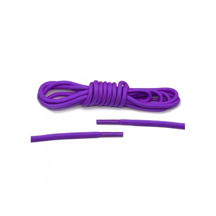 Sireturi CoolLaces pentru pantofi sport, elastice, 0.4x120 cm, mov, Doty®️ [3]