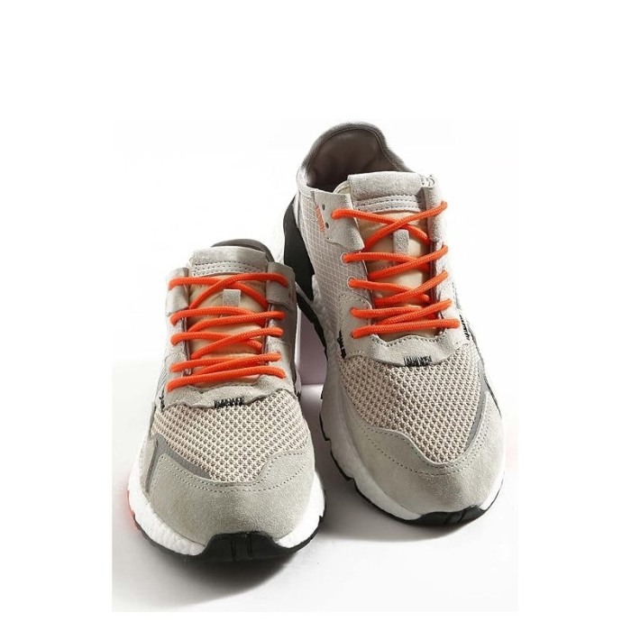 Sireturi CoolLaces pentru pantofi sport, elastice, 0.4x120 cm, portocaliu, Doty®️ [2]