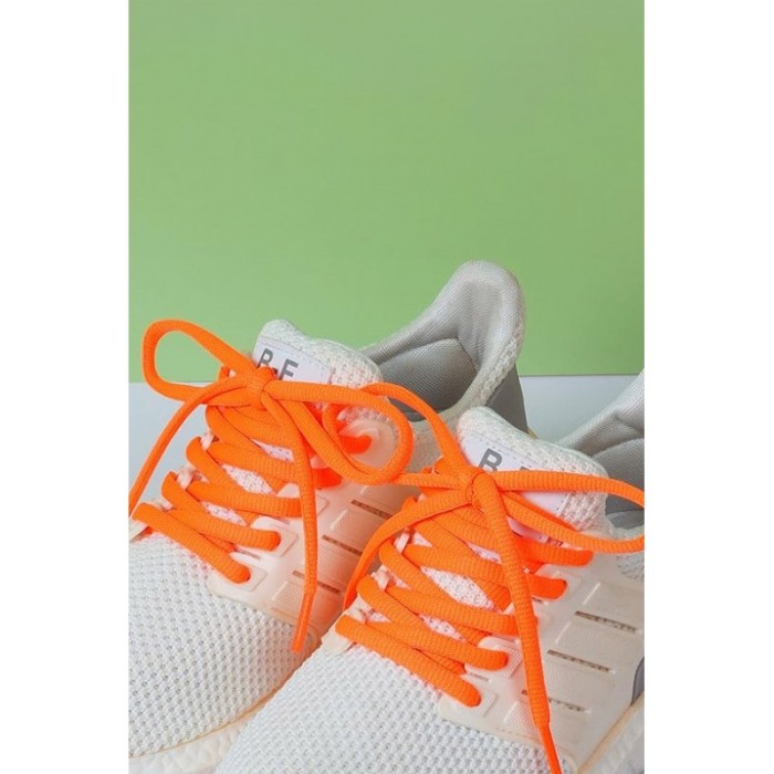 Sireturi CoolLaces pentru pantofi sport, elastice, 0.4x120 cm, portocaliu, Doty®️ [3]