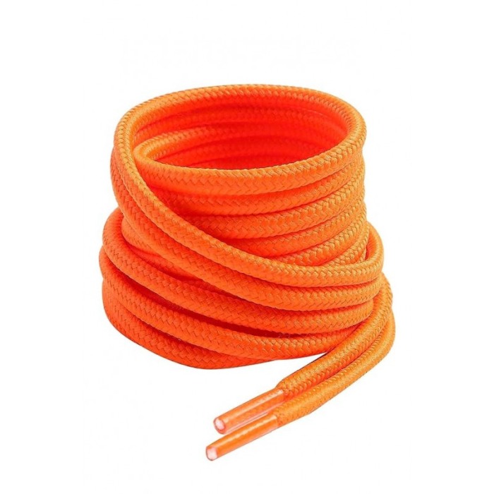 Sireturi CoolLaces pentru pantofi sport, elastice, 0.4x120 cm, portocaliu, Doty®️ [1]