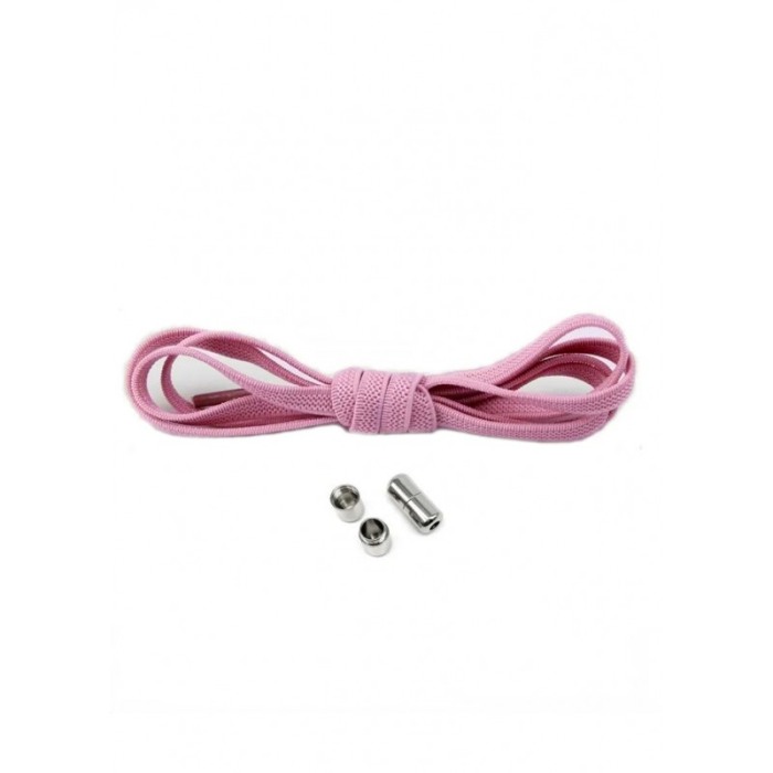 Sireturi CoolMag pentru pantofi sport, elastice, cu capsula magnetica, 0.6x120 cm, roz deschis, Doty®️ [2]