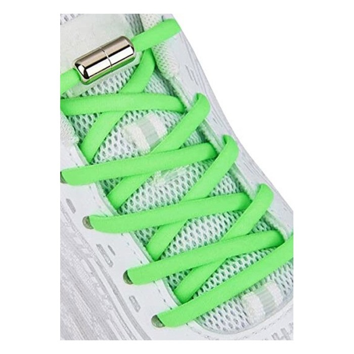Sireturi CoolMag pentru pantofi sport, elastice, cu capsula magnetica, 0.6x120 cm, verde, Doty®️ [5]