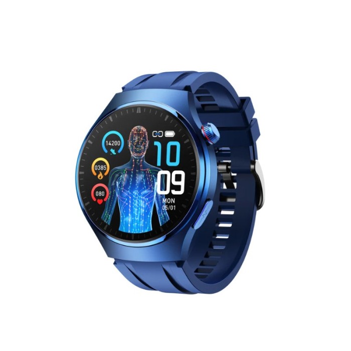 Smartwatch G7 Max Doty® cu 2 bratari incluse, Cadran NFC AI Asistent vocal, Sport Tracker inteligent, 1.53 inch, albastru [6]