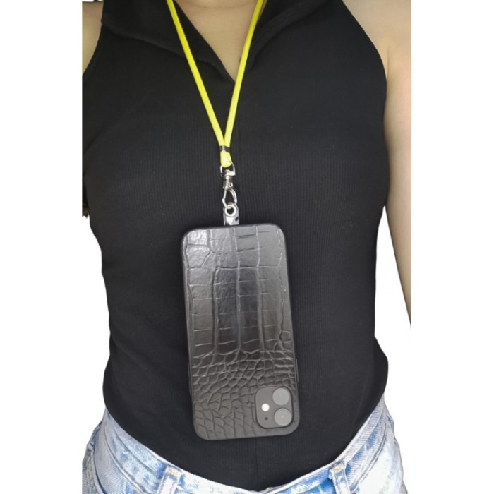 Snur pentru telefon sau tableta TwistPhone, universal, reglabil, galben, Doty®️ [4]