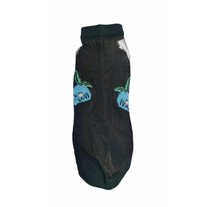 Sosete dama SummerFruits, design modern, cu panza si imprimeu, din bumbac, marime 35-38, bleumarin, Doty®️ [3]