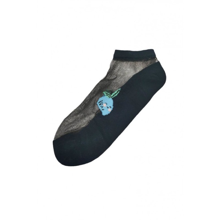 Sosete dama SummerFruits, design modern, cu panza si imprimeu, din bumbac, marime 35-38, bleumarin, Doty®️ [2]