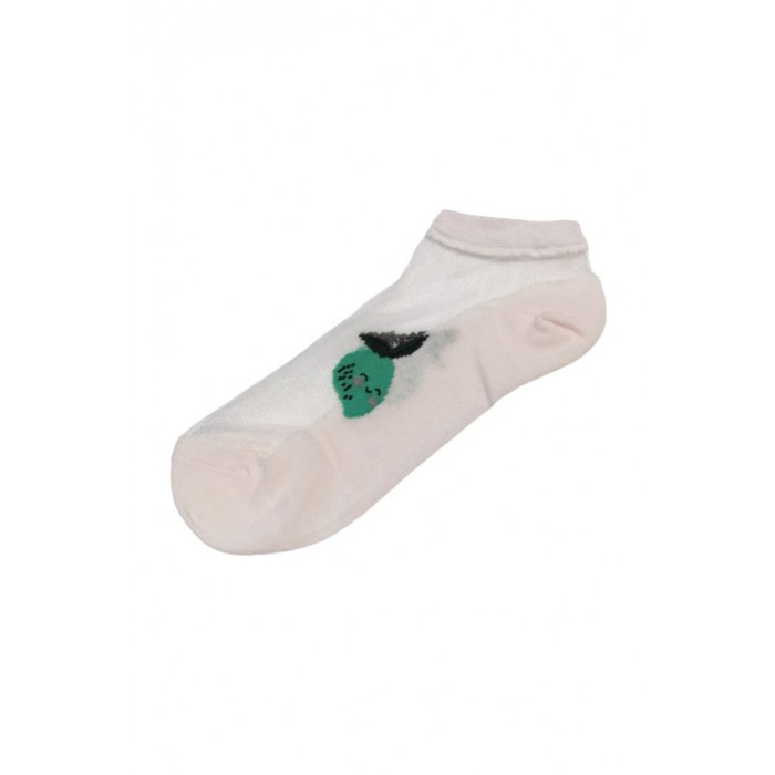 Sosete dama SummerFruits, design modern, cu panza si imprimeu, din bumbac, marime 35-38, roz pudra, Doty®️ [3]