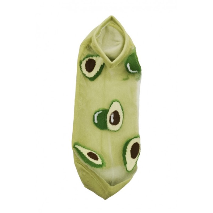 Sosete dama SummerFruits, design modern, cu panza si imprimeu, din bumbac, marime 35-49, verde, Doty®️ [4]