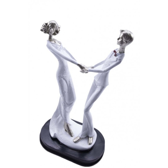 Statueta ,,First dance", confectionata din rasina, accente aurii, eleganta , inaltime 25 cm, doty [5]