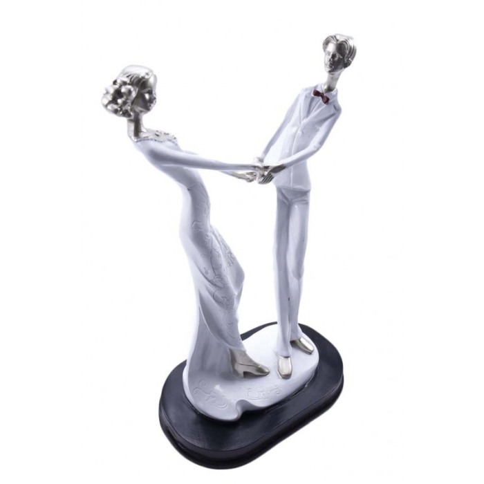 Statueta ,,First dance", confectionata din rasina, accente aurii, eleganta , inaltime 25 cm, doty [6]