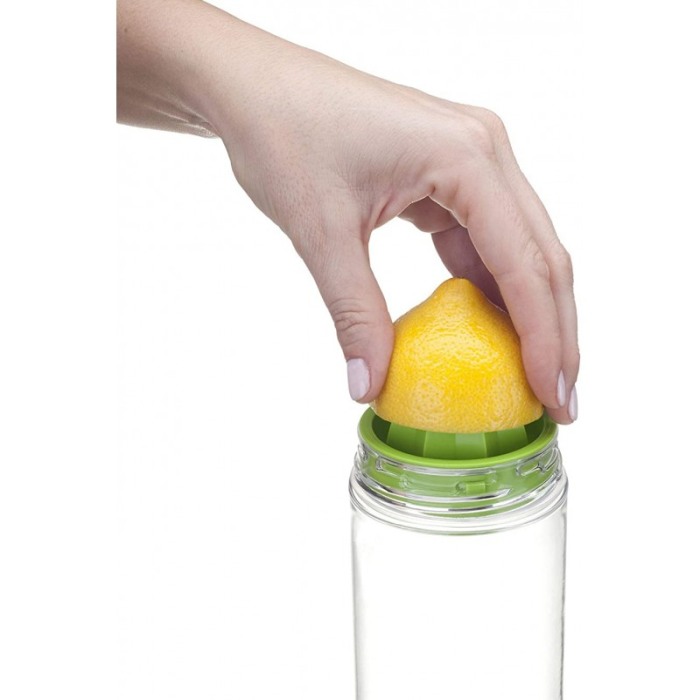 Sticla cu storcator Dulce Agua,stoarcere manuala, practica si usor de folosit, 750 ml, materiale de calitate,design modern,verde [3]
