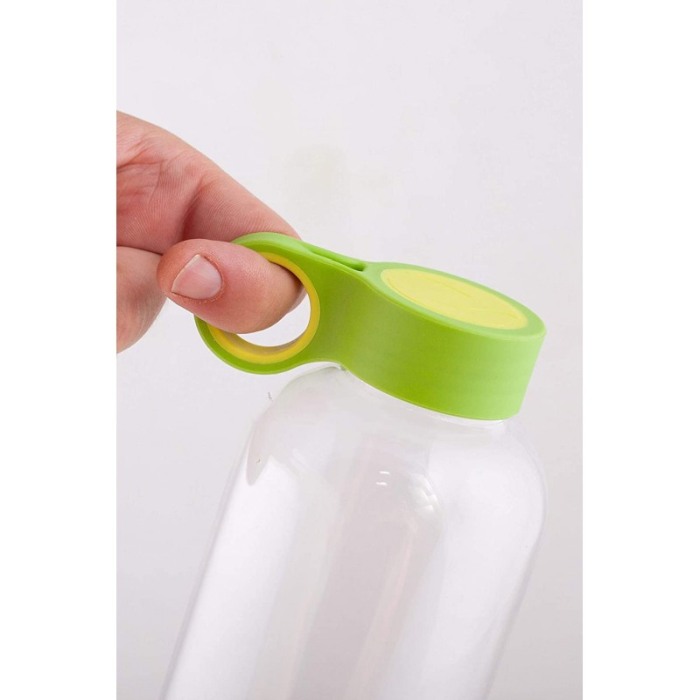 Sticla cu storcator Dulce Agua,stoarcere manuala, practica si usor de folosit, 750 ml, materiale de calitate,design modern,verde [5]