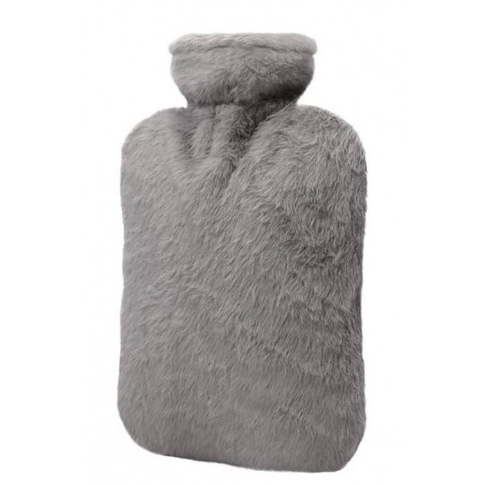 Sticla pentru apa calda WarmPainRelief Doty®, incalzitor corporal, pentru crampe menstruale si alte dureri, 2l, 32x21 cm, gri [5]