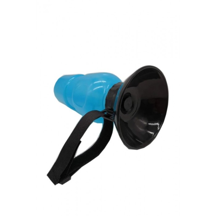 Sticla portabila cu recipient 2 in1 ThirstyDog, pentru animale de companie , 500 ml,  albastru [10]