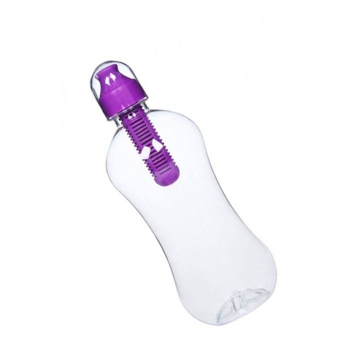 Sticla PuraAqua pentru apa, cu filtru de carbon,curata apa de impuritati si microbi,design modern,550 ml,durata de viata a filtr [5]