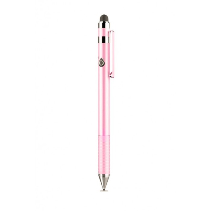 Stilou Pen Doty.ro® pentru tableta sau telefon, cu capat dublu de atingere, sensibilitate si precizie ridicate cu disc, roz [4]