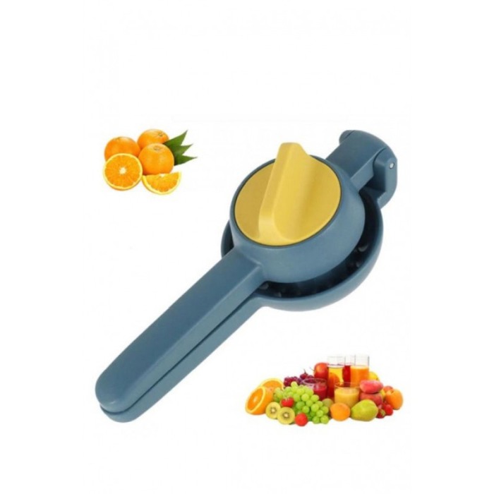 Storcator manual de lamaie CitrusCrush, inovator, usor de utilizat si curatat, 22 cm, albastru/galben, Doty® [5]