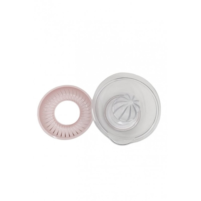 Storcator manual pentru citrice, usor de utilizat si curatat, recipient transparent, 150ml, roz, Doty®️ [3]