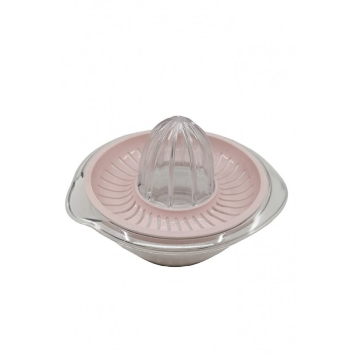 Storcator manual pentru citrice, usor de utilizat si curatat, recipient transparent, 150ml, roz, Doty®️ [2]
