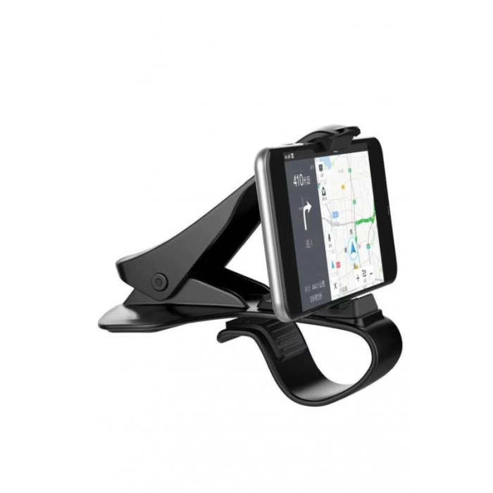 Suport auto inteligent cu clema, compatibil cu orice tip de telefon, stabil si usor de folosit,mecanism de blocare rotatie 360, [9]