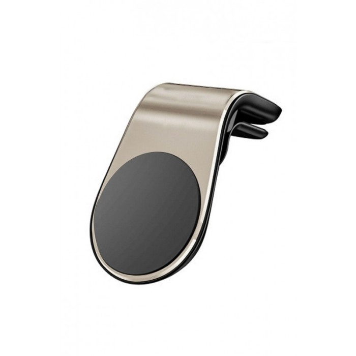 Suport auto magnetic pentru telefon, prindere pe grila de ventilatie , Auriu [1]