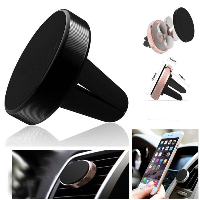 Suport auto telefon   magnetic universal culoare negru [4]