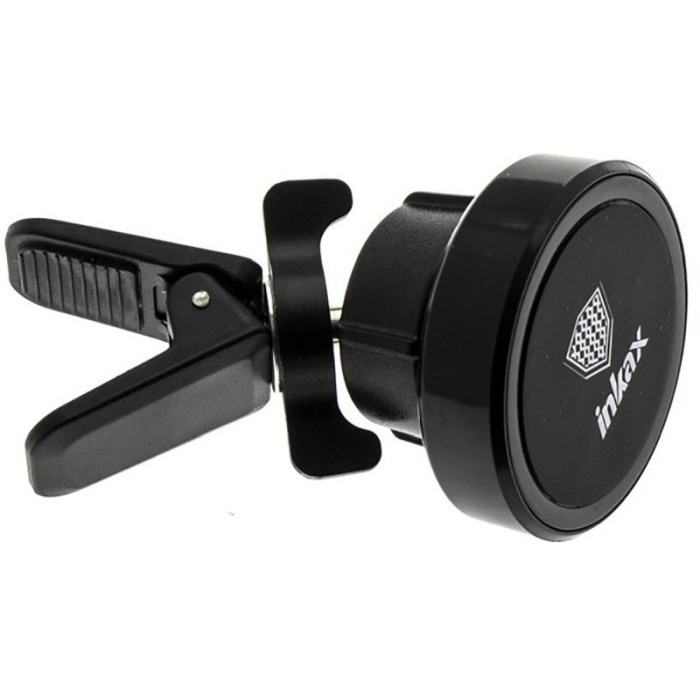 Suport auto telefon se misca 360 grade magnetic ,pentru grila ventilatie ,prindere cu clema, culoare Negru [2]