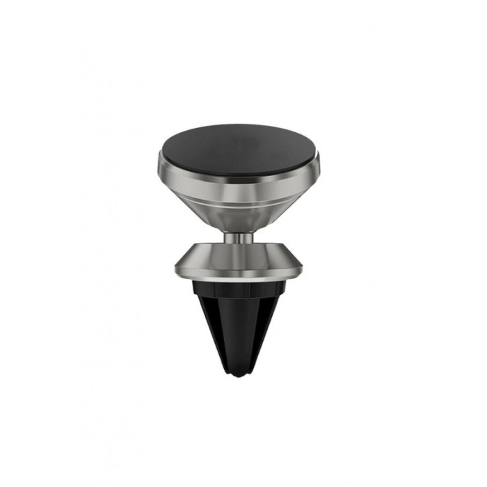 Suport auto telefon se misca 360 grade magnetic universal ,pentru grila ventilatie aerisire, culoare Argintiu [1]