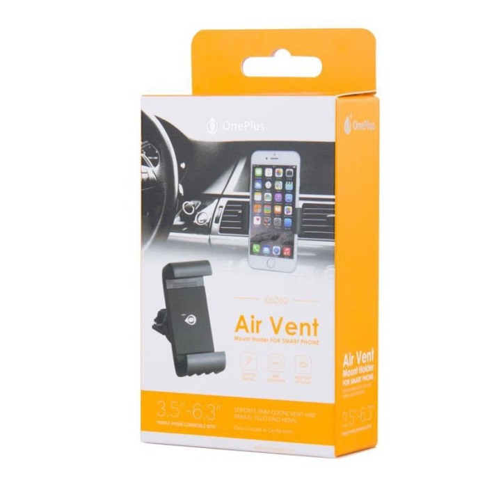 Suport auto telefon sitem paranteza  ,pentru grila ventilatie , culoare Negru [3]