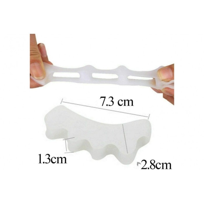 Suport corector ortopedic pentru degetele de la picioare,distantiere din silicon elastic si moale,reutilizabile,marime universal [5]