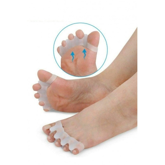 Suport corector ortopedic pentru degetele de la picioare,distantiere din silicon elastic si moale,reutilizabile,marime universal [3]