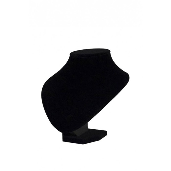 Suport fix pentru lanturi si coliere SoftNeck, din catifea neagra, 12x12 cm, design elegant, Doty®️ [3]