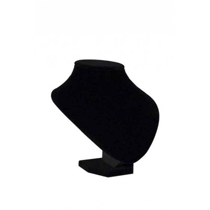 Suport fix pentru lanturi si coliere SoftNeck, din catifea neagra, 12x12 cm, design elegant, Doty®️ [2]