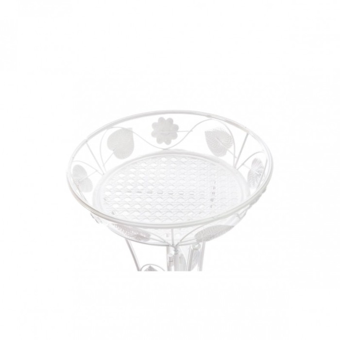 Suport Florize pentru aranjamente florare sau ghivece, metal, pliabil,rezistent, 72 cm , alb, design creativ [4]