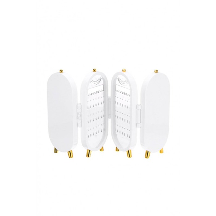 Suport pentru bijuterii deluxe Jewelry Cabinet Doty®, dulapior, oglinda, depozitare/expunere, plastic, 11,5x23,5 x 6,5 cm [8]