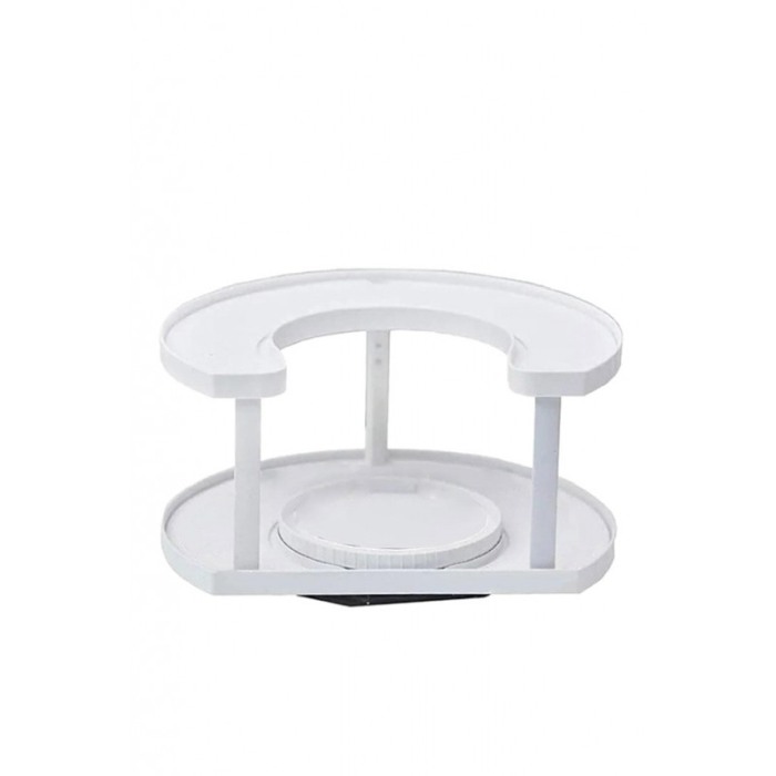 Suport pentru condimente Twisted Spices, practic, rotativ, usor de organizat, 32x27 cm, alb fildes, Doty®️ [2]