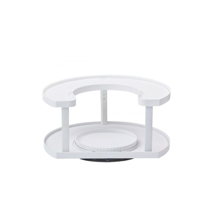 Suport pentru condimente Twisted Spices, practic, rotativ, usor de organizat, 32x27 cm, alb fildes, Doty®️ [3]