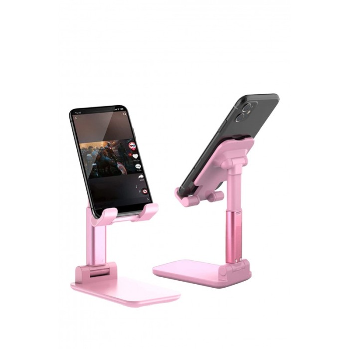 Suport pentru telefon sau tableta FabMirroring cu oglinda,roz [9]