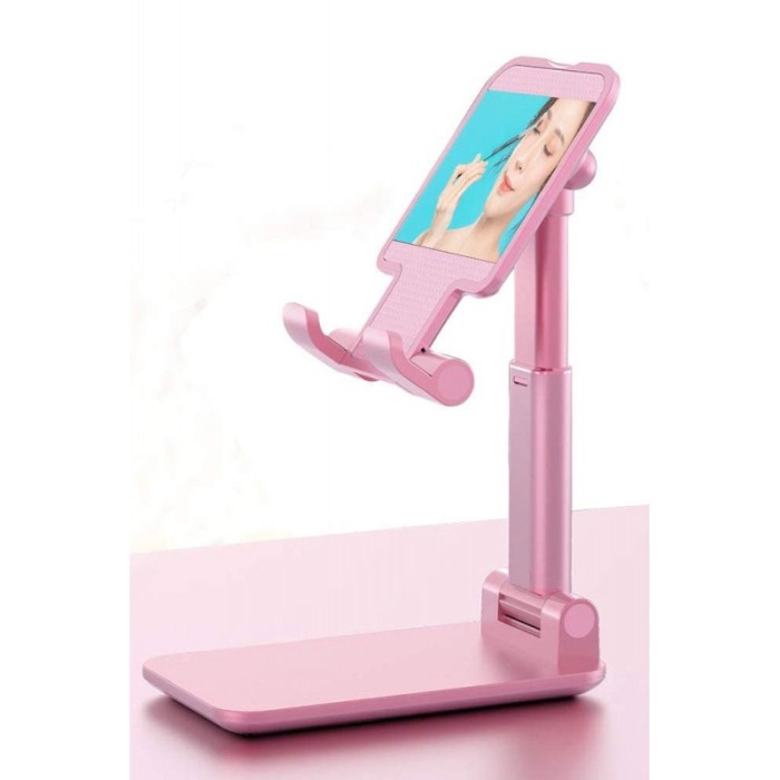 Suport pentru telefon sau tableta FabMirroring cu oglinda,roz [4]