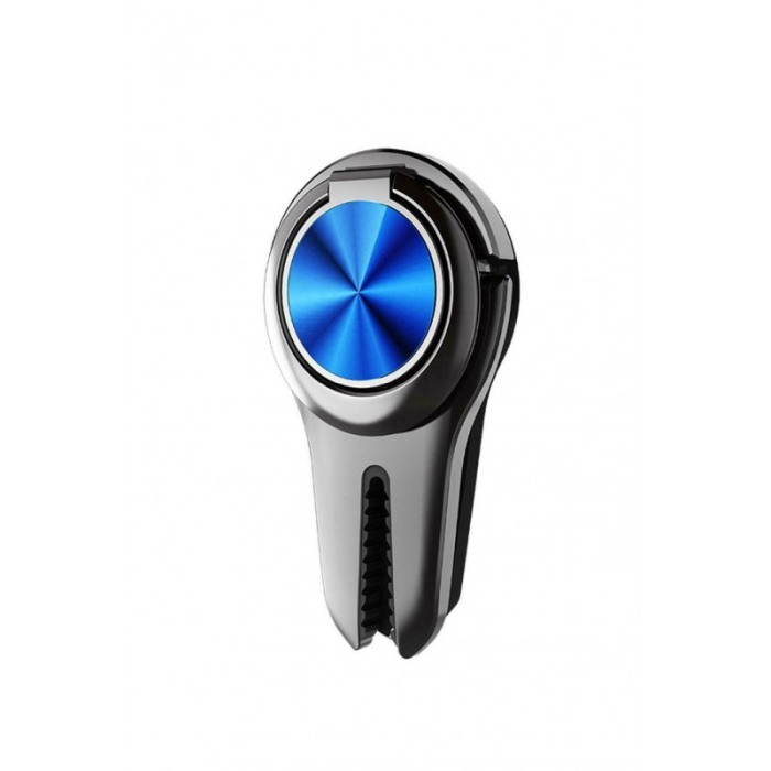 Suport pentru telefon tip Ring Holder 2 in 1 , inel cu rotatie 360, suport auto , Albastru [1]