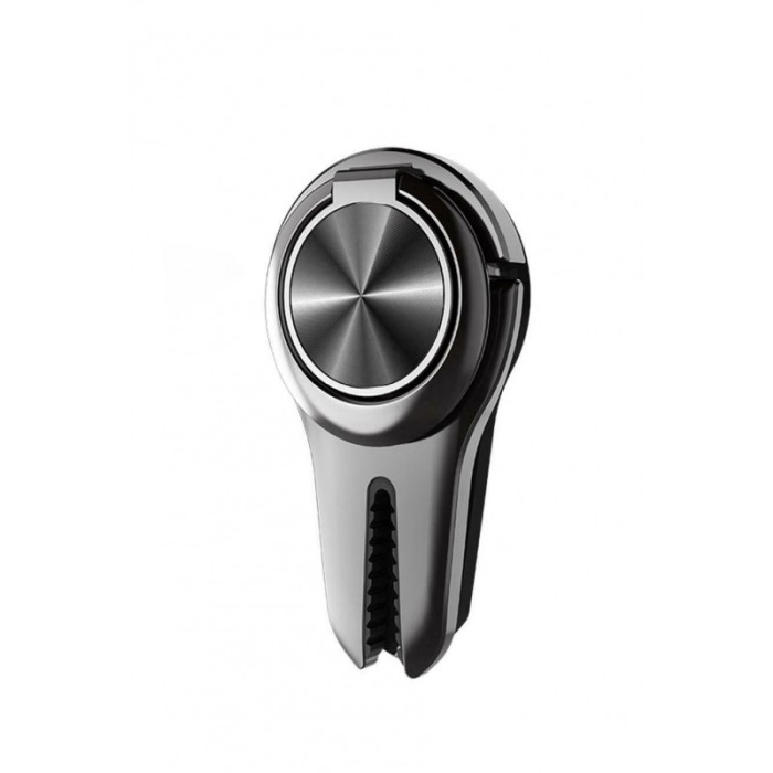 Suport pentru telefon tip Ring Holder 2 in 1 , inel cu rotatie 360, suport auto , Negru [5]