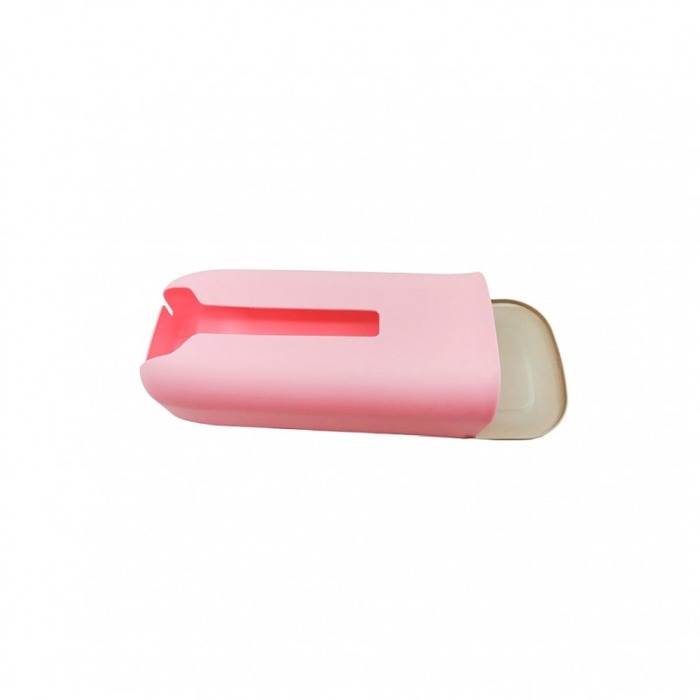 Suport pungi Bags and Bags, 26x13x7 cm, accesoriu de montare inclus, roz/gri [2]
