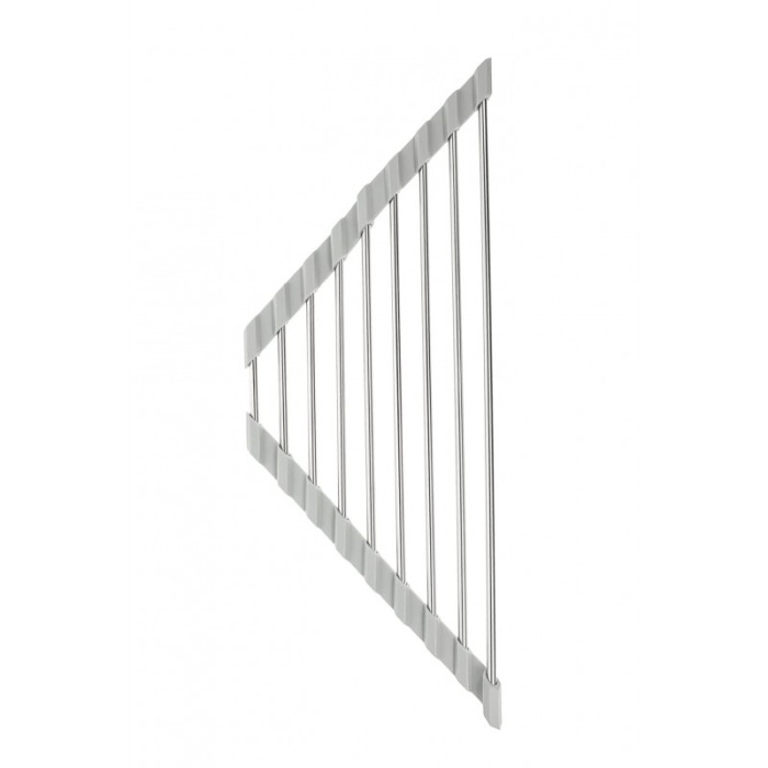 Suport triughi de uscare si scurgere pliabil din otel inoxidabil pentru vase si ustensile de bucatarie, 41 X 16 cm, Doty® [2]